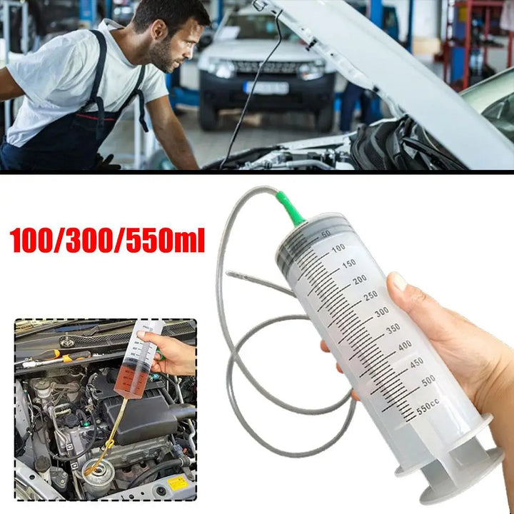 Large Capacity Syringe Pump for Car Oil and Fluids - Carmodza.com