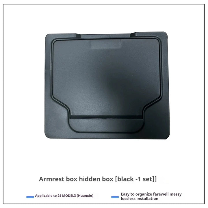 Tesla Armrest Hidden Storage Box for Model 3/Y (2021-2023) - Carmodza.com