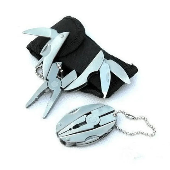 Multi-Tool Pliers Knife Keychain Screwdriver – Compact & Durable - Carmodza.com