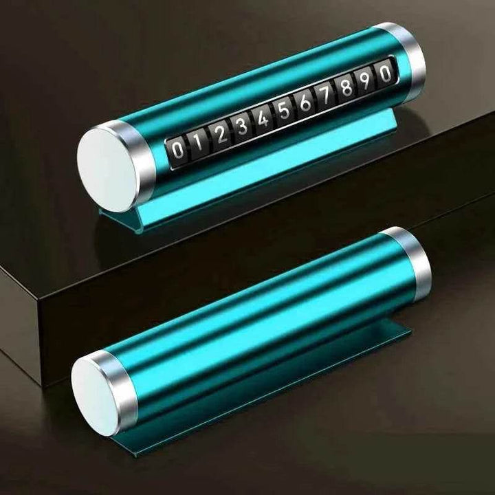 Metal Car Temporary Parking Card Number Plate Stickers - Carmodza.com