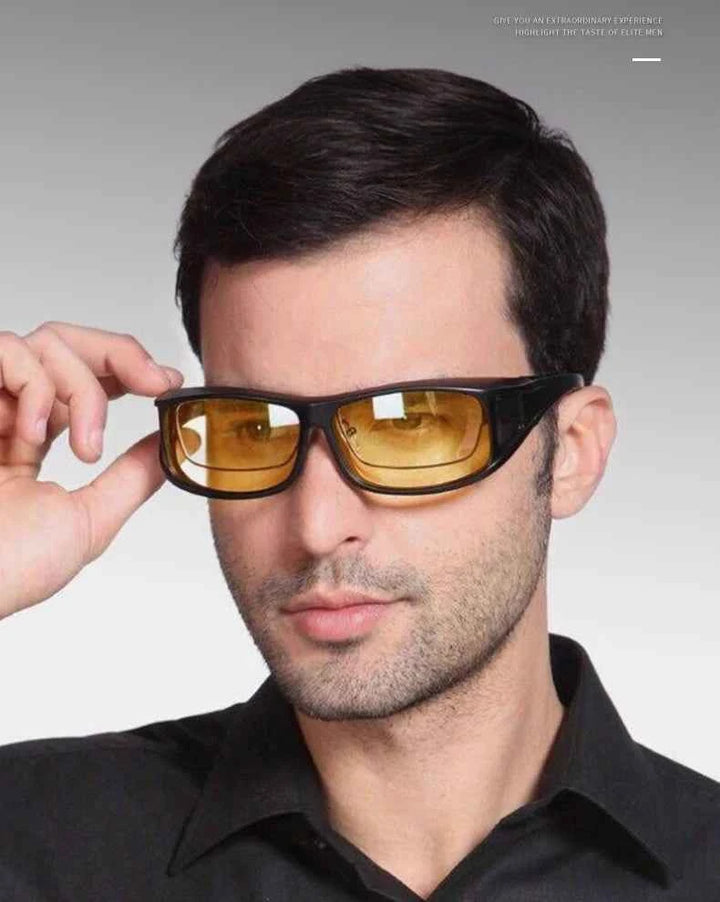 Fitover Night Driving Glasses | Anti-Glare for HD Clarity - Carmodza.com