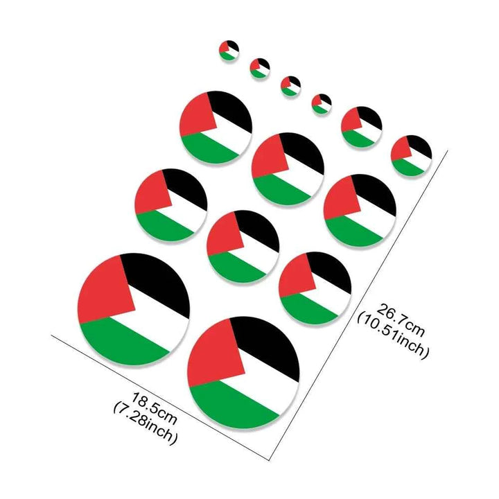 Palestine Alestine Flag Car Sticker Tuning Accessories Decors on Bumper Rear Window Windshield Laptop Head Motorcycle Styling