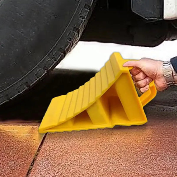 Car Trailer Wheel Chock: Anti-Slip Tire Stop Blocks