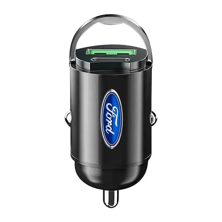 Ford 60W Fast Car Charger with USB-C & USB-A Ports - Carmodza.com
