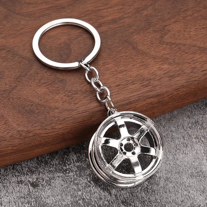 Car Part Enthusiast Metal Keychains | Automotive Themed Keyrings - Carmodza.com