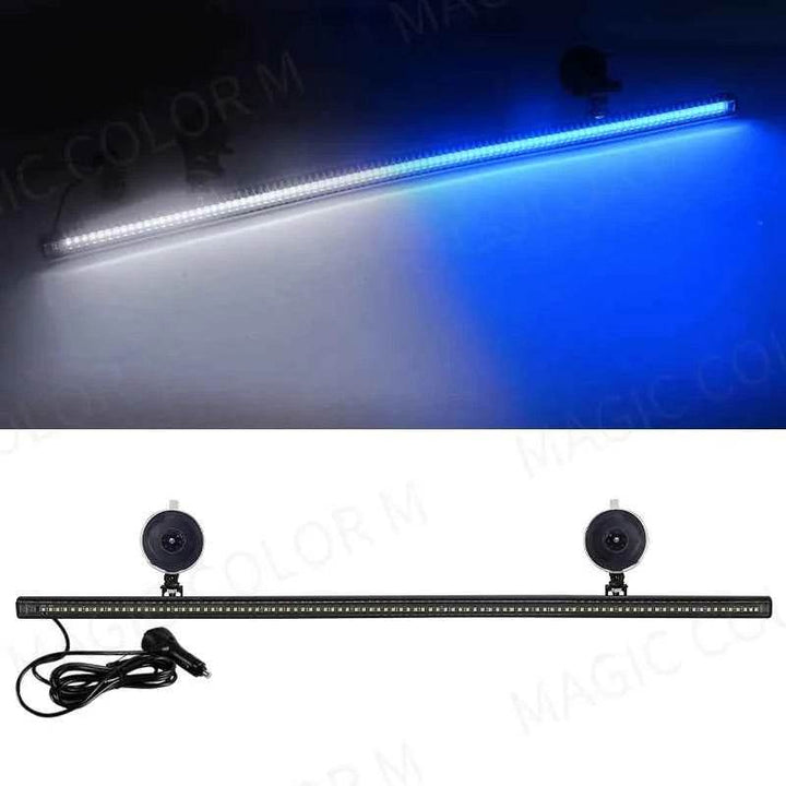 Emergency Windshield Strobe Light Bar with 96 LEDs for Cars & Trucks - Carmodza.com