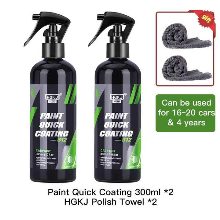 Car Body Polish Spray with Hydrophobic Ceramic Coating (300ML) - Carmodza.com