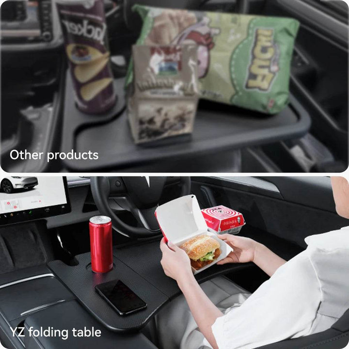 Tesla Steering Wheel Tray Desk for Model 3/Y/S/X & Highland - Carmodza.com