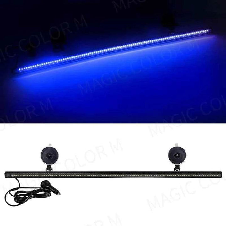 Emergency Windshield Strobe Light Bar with 96 LEDs for Cars & Trucks - Carmodza.com