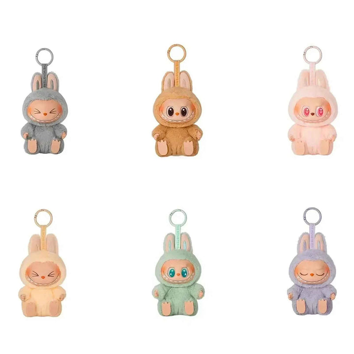 Cute Bunny Plush Car Keychain | Car Mirror Hanging Accessory - Carmodza.com