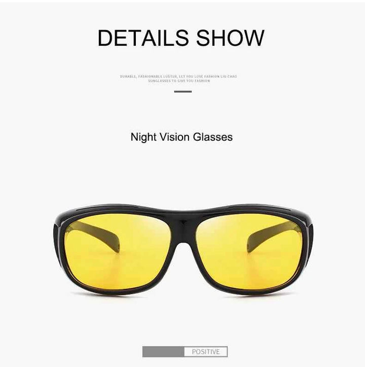 Fitover Night Driving Glasses | Anti-Glare for HD Clarity - Carmodza.com