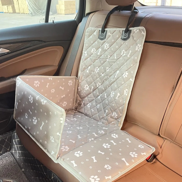 Pet Dog Cat Carrier Car Bag - Waterproof Folding Hammock for Travel - Carmodza.com