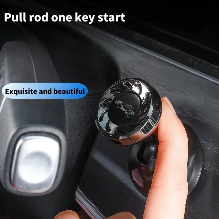Car Engine Start Rod Control Cover - One Key Start - Carmodza.com