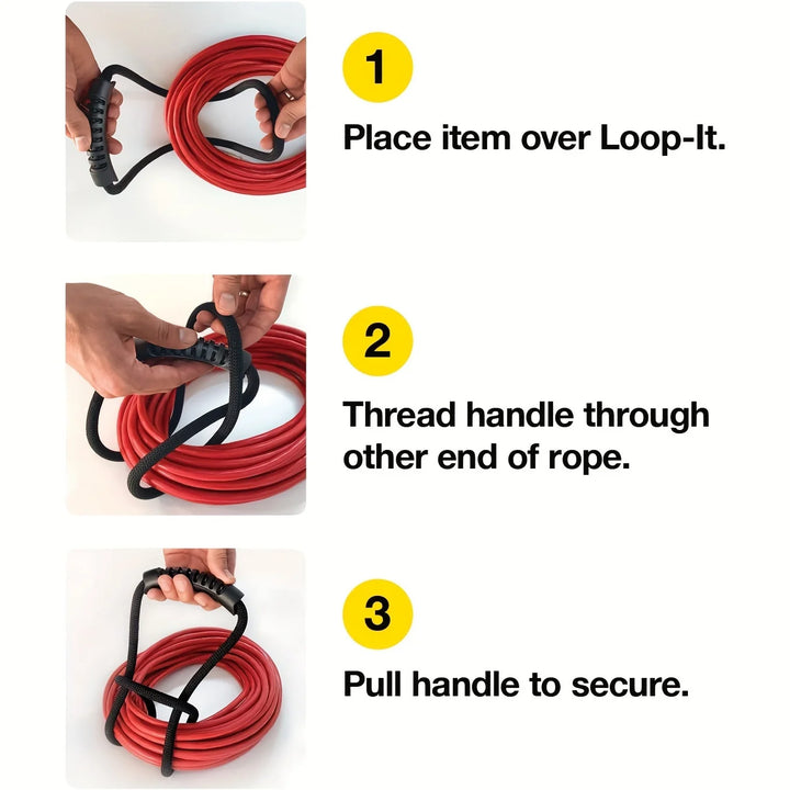 Heavy-Duty Cord and Hose Organizer Strap for Cables & More - Carmodza.com