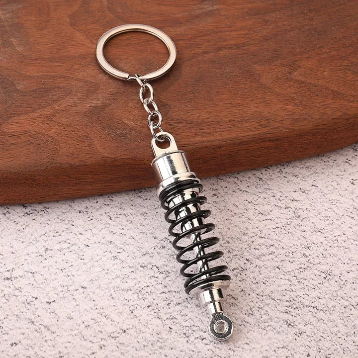 Car Part Enthusiast Metal Keychains | Automotive Themed Keyrings - Carmodza.com