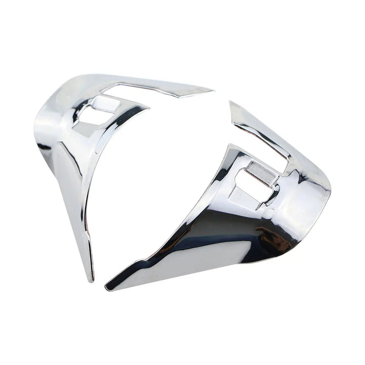 Peugeot 208 2008-2018 Steering Wheel Trim Cover - Glossy Silver ABS - Carmodza.com