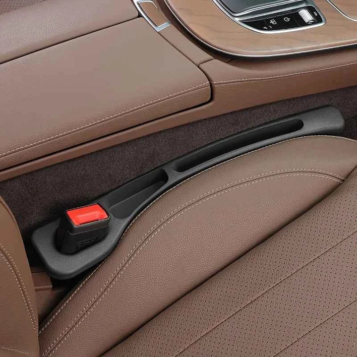 Seat Gap Filler for Cars – Anti-Drop Strip with Mini Organizer Tray - Carmodza.com
