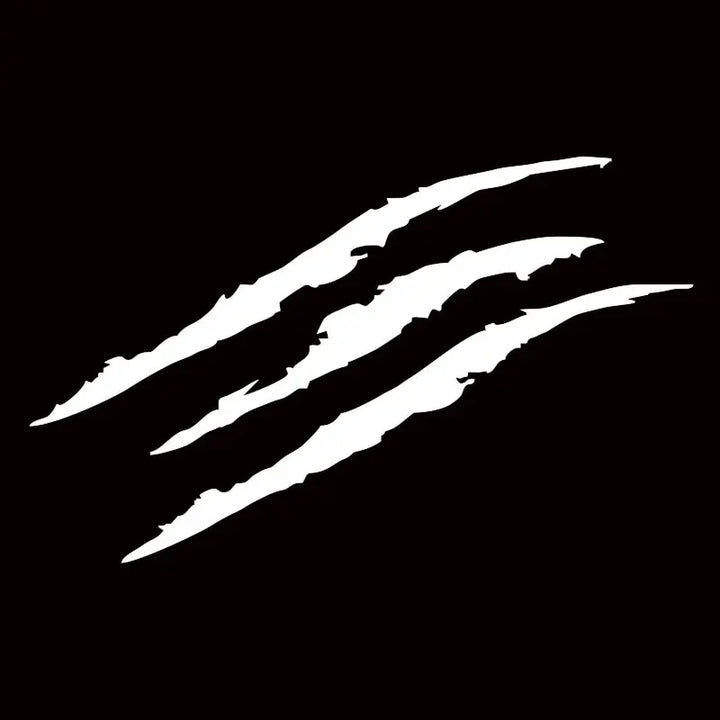 Monster Claw Scratch Decal Reflective Headlight Sticker Vinyl - Carmodza.com