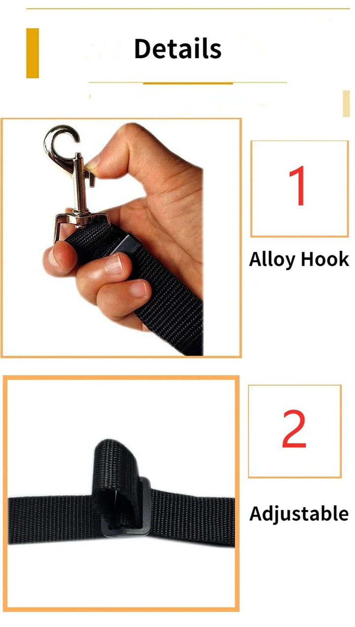 Adjustable Pet Car Seat Belt for Safe Travel with Dogs & Cats - Carmodza.com