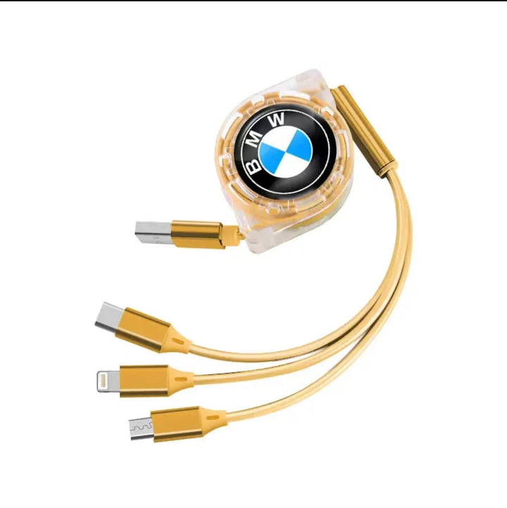 3-in-1 Retractable Car Charger | Universal Fast Charging Cable - Carmodza.com