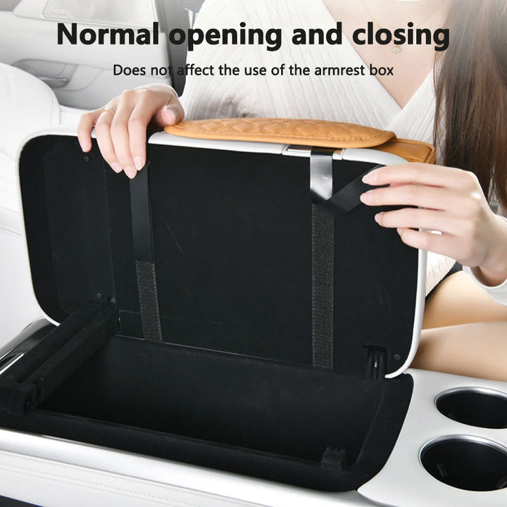 Car Armrest Box with Storage Organizer – PU Leather Console - Carmodza.com