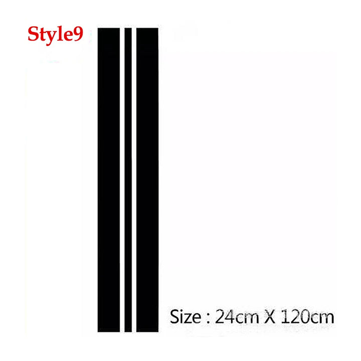 Car Hood Sticker – Personalized Stripe Hood Decal for Car Accessories - Carmodza.com