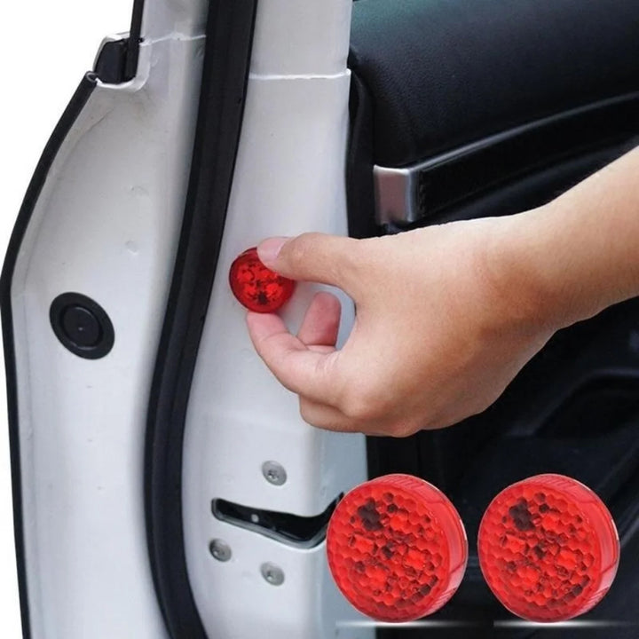 Car Door Light Warning Light - Red LED Anti-Collision Wireless Alarm Lamp (2PCS) - Carmodza.com
