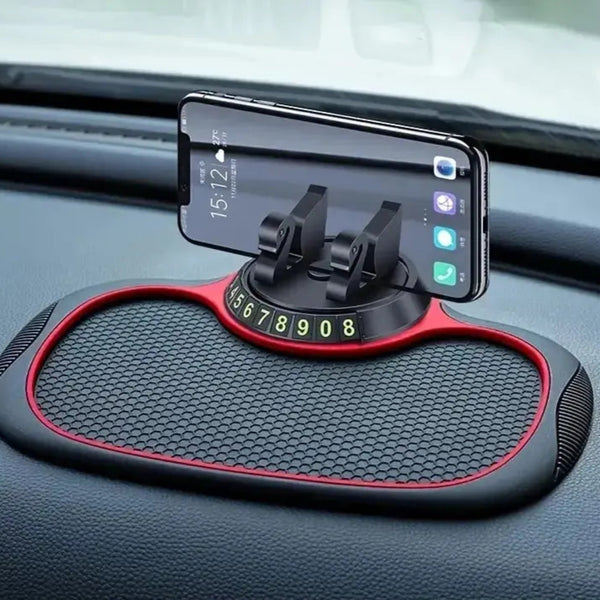 Car Anti Slip Mat Phone Holder with 360° Rotating Mount - Carmodza.com