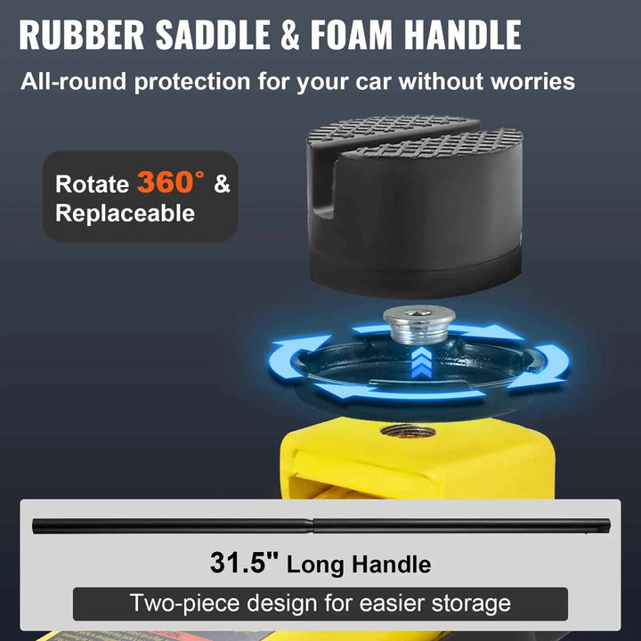 2.5T Low Profile Floor Jack - Heavy Duty Hydraulic