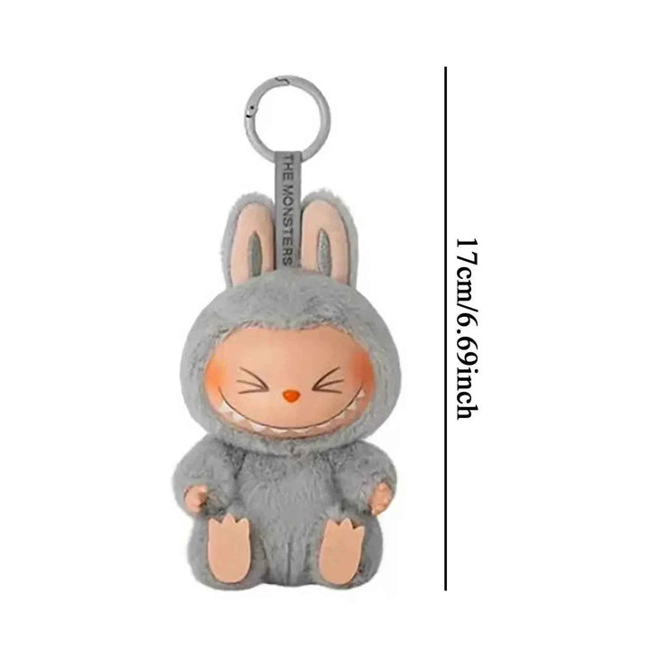 Cute Bunny Plush Car Keychain | Car Mirror Hanging Accessory - Carmodza.com