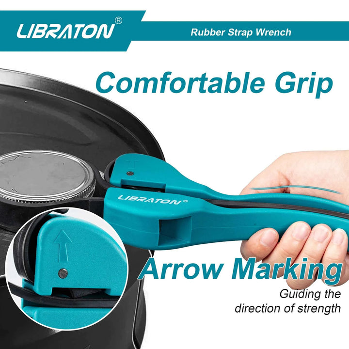Adjustable Rubber Strap Wrench Tool for Oil Filters & Jars - Carmodza.com