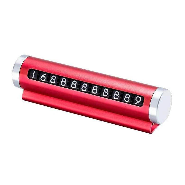 Metal Car Temporary Parking Card Number Plate Stickers - Carmodza.com
