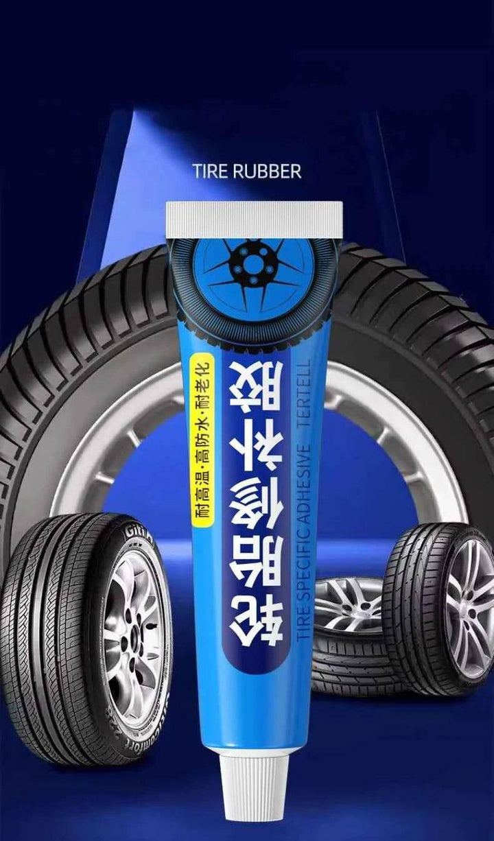 Tire Repair Black Glue Liquid | Strong Rubber Solution - Carmodza.com