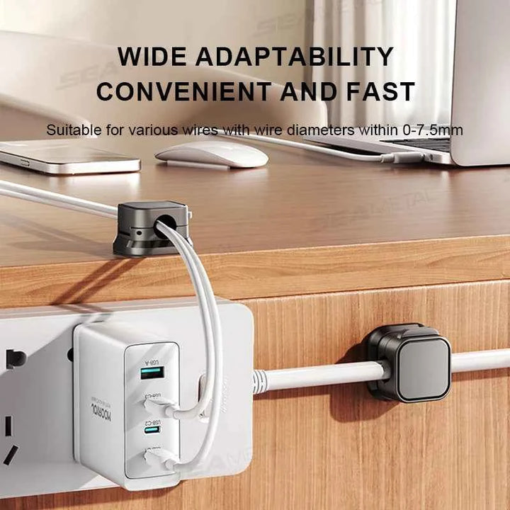 Magnetic Car Cable Organizer Clips | 10Pcs Self-Adhesive Holders - Carmodza.com