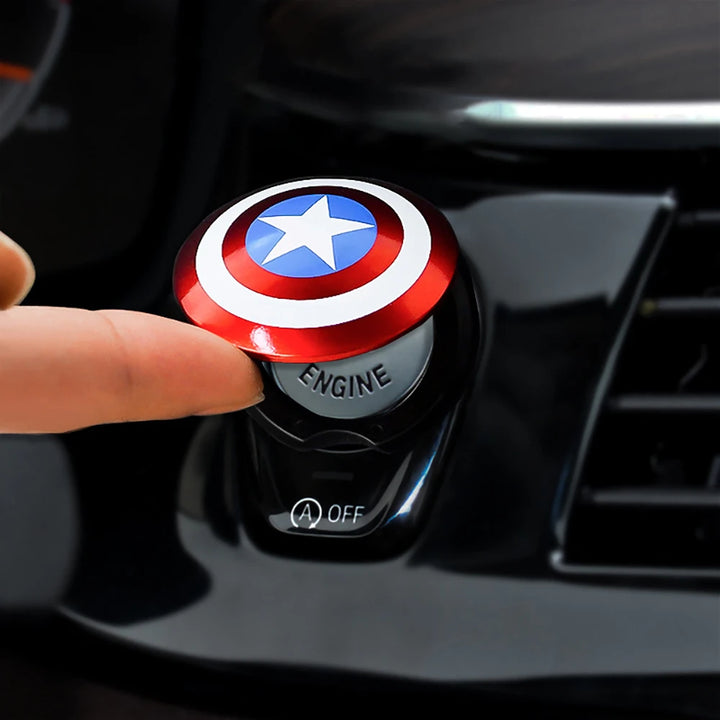 Superhero Car Start Button Cover | Ignition Protector Accessory - Carmodza.com