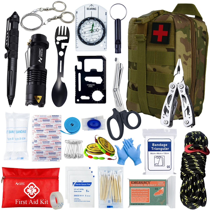 Car Emergency Survival Kit | Tactical First Aid for Roadside Safety - Carmodza.com