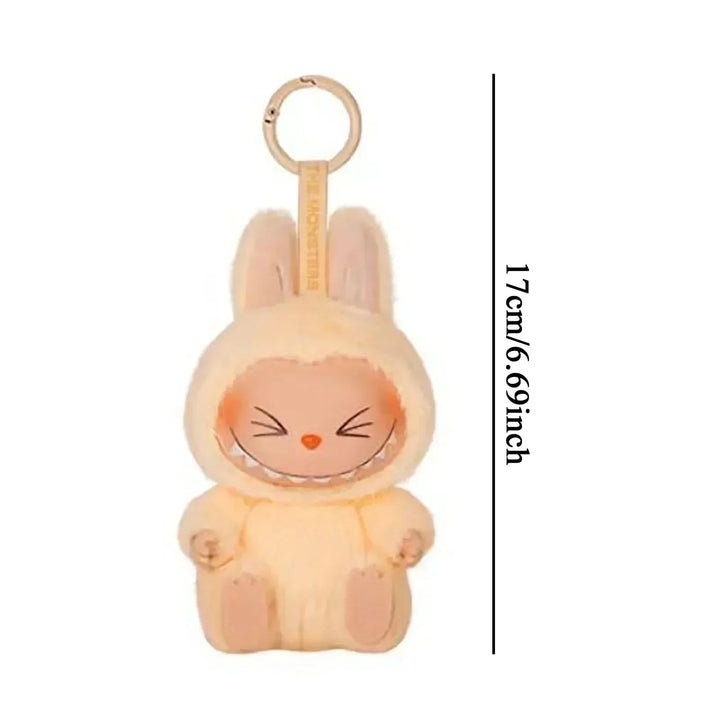 Cute Bunny Plush Car Keychain | Car Mirror Hanging Accessory - Carmodza.com