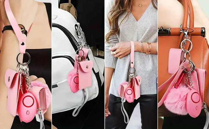 Women's Car Safety Keychain Set | 12-Piece Personal Alarm Kit - Carmodza.com