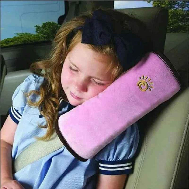 Baby Pillow Safety Seat Belt Shoulder – Soft Travel Head Support - Carmodza.com