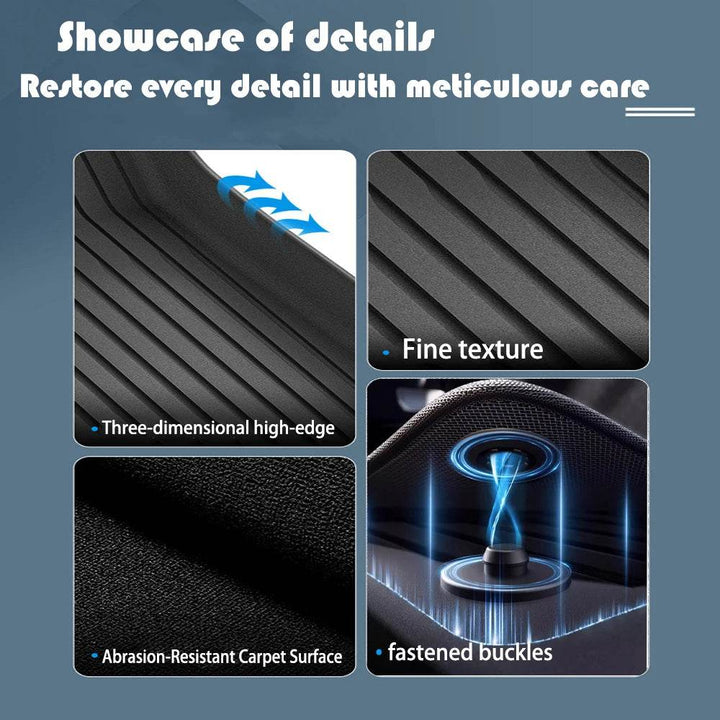 Tesla Model Y 2025 Mats - TPE Waterproof Floor Protection - Carmodza.com