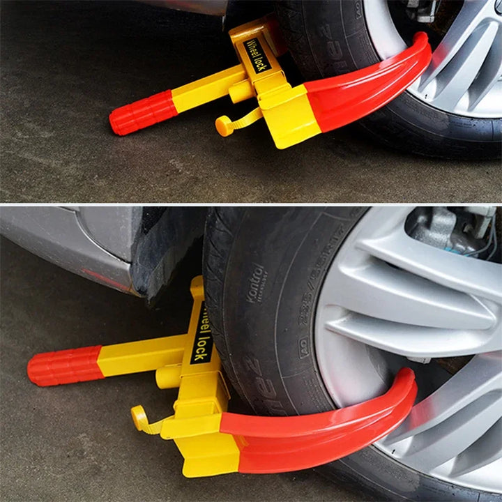 Heavy Duty Car Wheel Clamp - Universal Anti-Theft Tire Lock - Carmodza.com