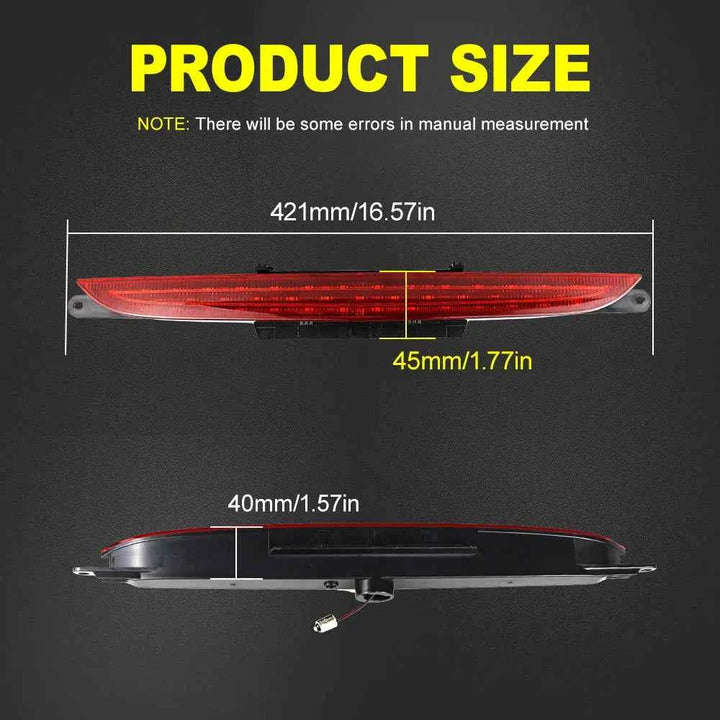 Car LED Rear Tail Light Rear Lamps Rear Bumper Center Reflector Fog Light Tail Lamp For Audi TT MK2 2007-2014 OME:8J0945703