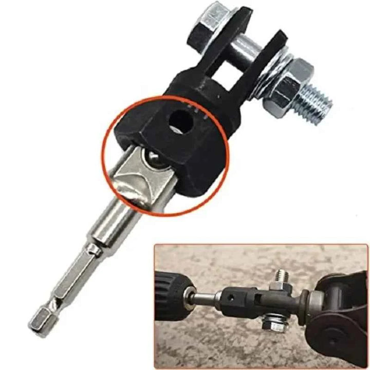 Scissor Jack Adapter 1/2 Inch Chrome Vanadium Steel Adapter Wrench Tool Automotive Jack Drill Adapters for Impact Drills Socket