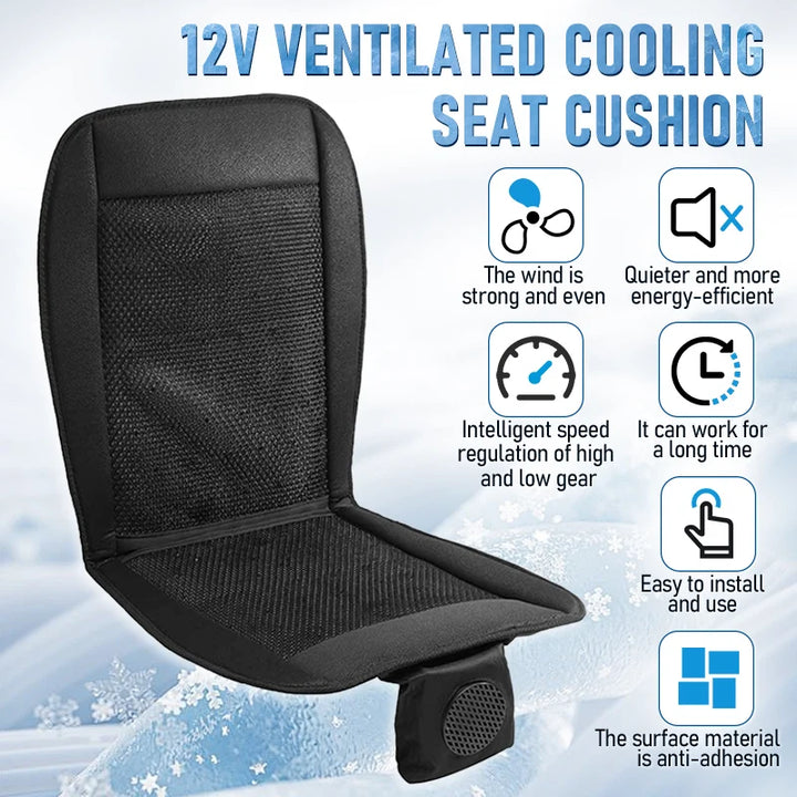 Car Cushion with Fan – Cooling Seat Pad with 8-Speed Ventilation - Carmodza.com