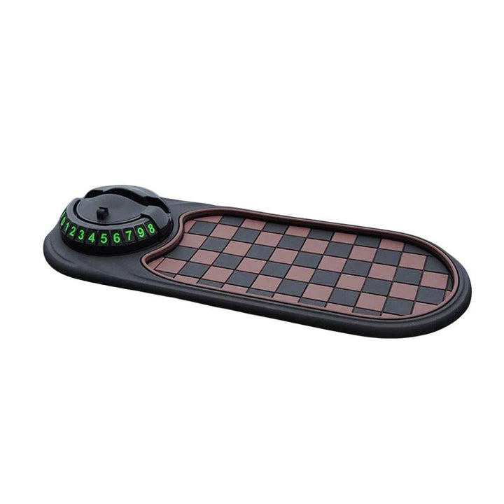 Anti-Slip Car Dashboard Organizer Mat with 360° Phone Holder - Carmodza.com