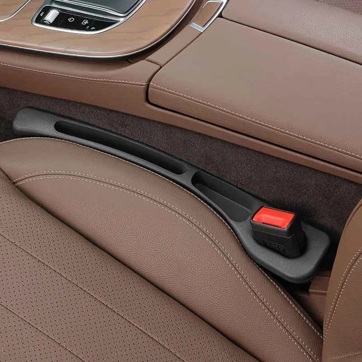 Seat Gap Filler for Cars – Anti-Drop Strip with Mini Organizer Tray - Carmodza.com