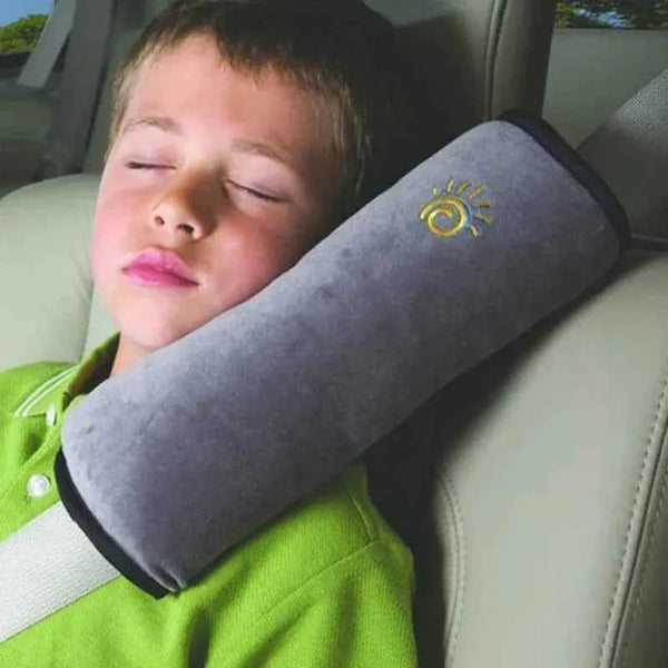 Baby Pillow Safety Seat Belt Shoulder – Soft Travel Head Support - Carmodza.com