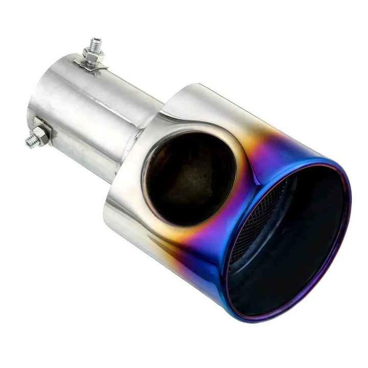 Car Exhaust Tip, 6.3cm Inlet Stainless Steel Exhaust Tips, Chrome Polished Tailpipe Tip, Muffler Tip Pipes for Honda Civic 10th
