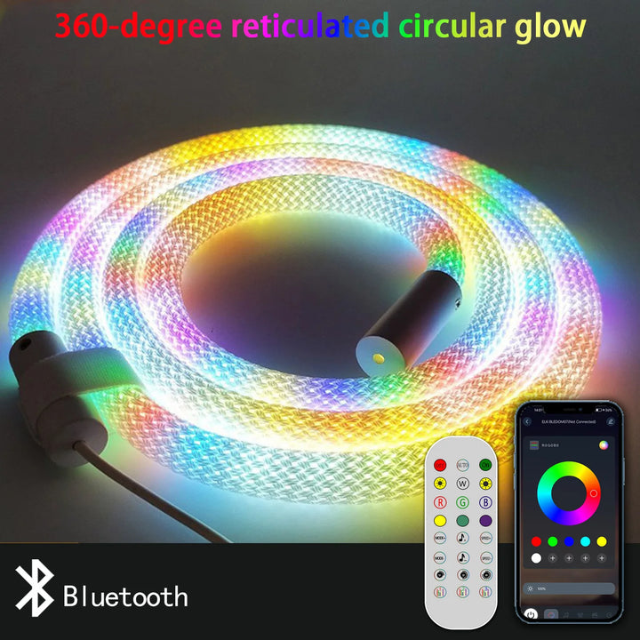 LED Neon Car Light Strip with Bluetooth APP Control - Carmodza.com