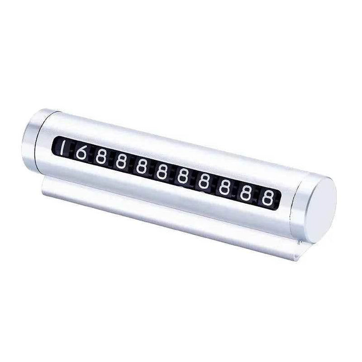 Metal Car Temporary Parking Card Number Plate Stickers - Carmodza.com